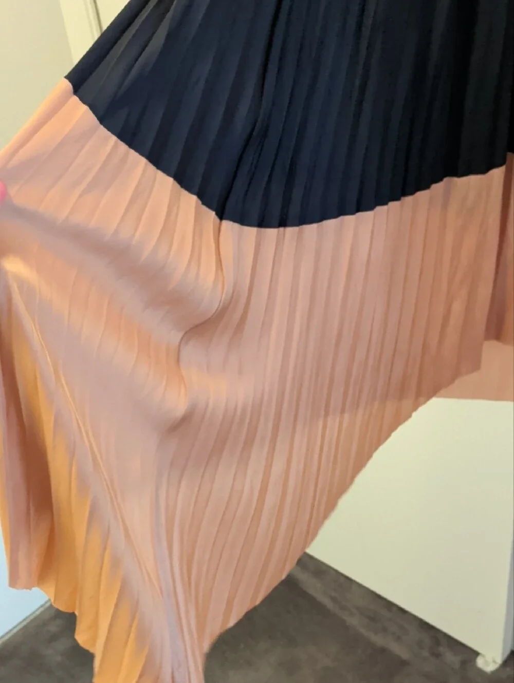 Ulla Johnson Black and Tan High-Low Dress